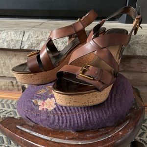 Marc Fisher Cork Wedge Heel